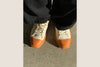 untitlab caramel rubber toe beige canvas shoes SS211401 PU5